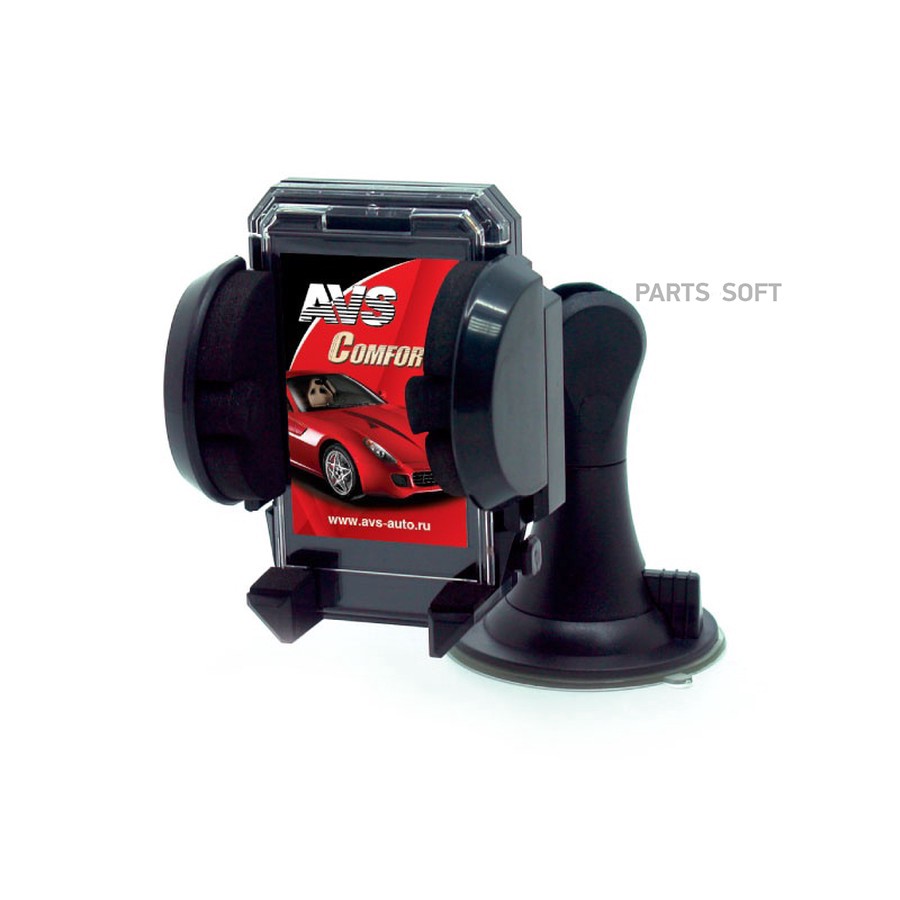 Держатель под смартфон/навигатор (38х95 мм) "AVS" AH-2116-C (на присоске) - AVS None None